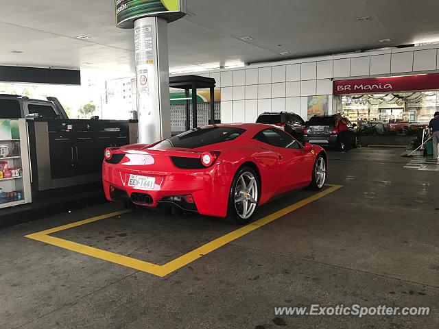 Ferrari 458 Italia spotted in Fortaleza, Brazil