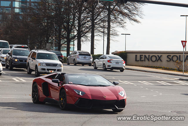 Lamborghini Aventador spotted in Atlanta, Georgia