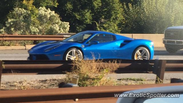 Ferrari 488 GTB spotted in Springfield, Pennsylvania