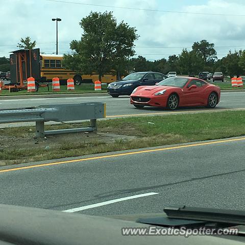 Ferrari California spotted in Rehoboth beach, Delaware