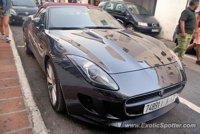 Jaguar F-Type spotted in Puerto Banus, Spain