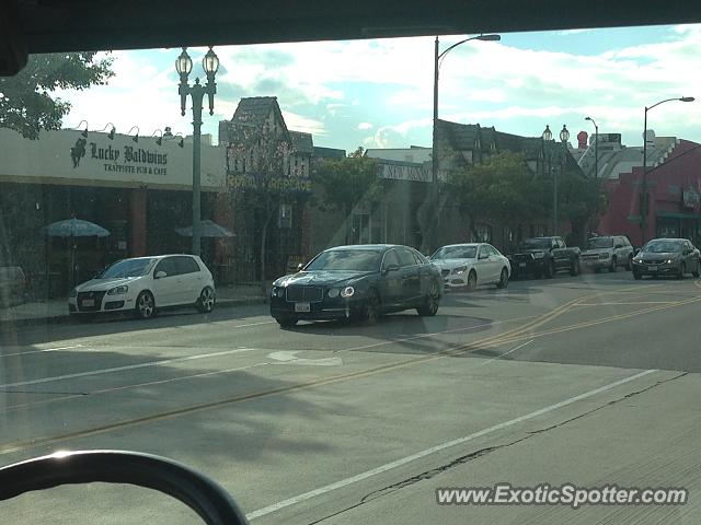 Bentley Flying Spur spotted in Pasadena, California