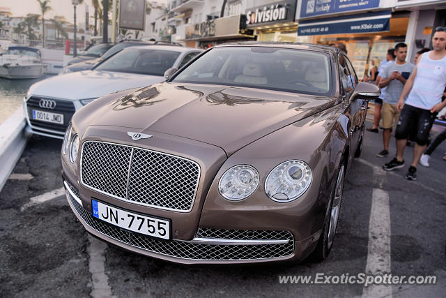 Bentley Flying Spur spotted in Puerto Banus, Spain