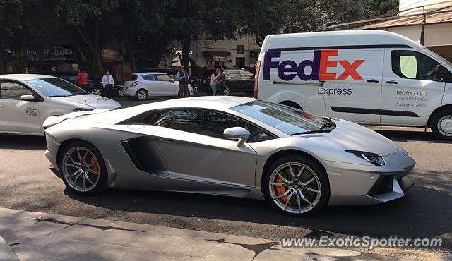 Lamborghini Aventador spotted in Mexico City, Mexico