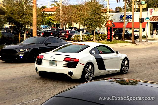 Audi R8 spotted in Fort Lauderdale, Florida