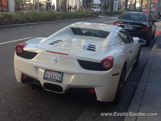 Ferrari 458 Italia spotted in Beverly Hills, California