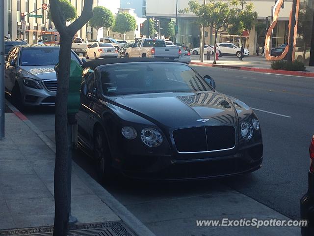 Bentley Continental spotted in Beverly Hills, California