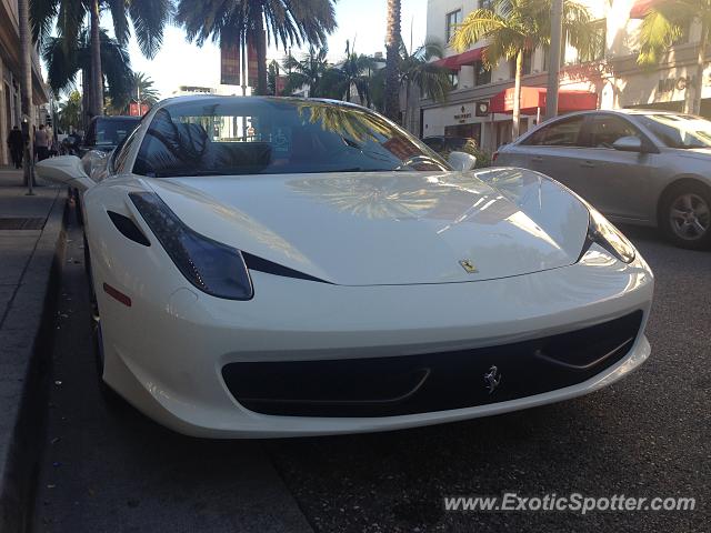 Ferrari 458 Italia spotted in Beverly Hills, California