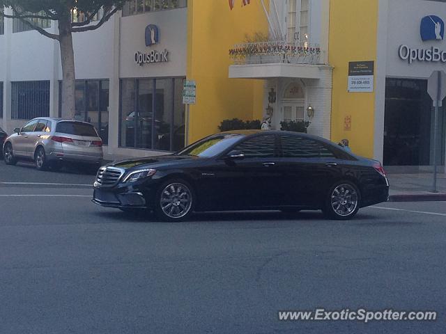 Mercedes S65 AMG spotted in Beverly Hills, California