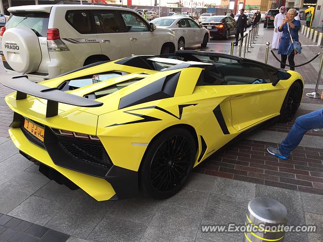 Lamborghini Aventador spotted in Dubai, United Arab Emirates