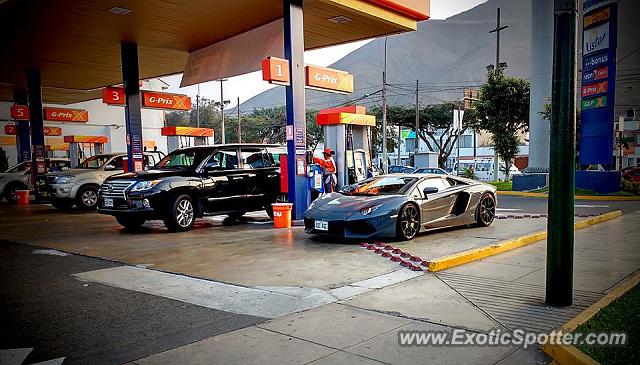 Lamborghini Aventador spotted in Lima, Peru