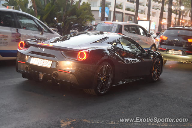 Ferrari 488 GTB spotted in Puerto Banus, Spain