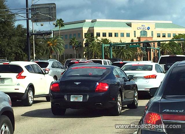 Bentley Continental spotted in Palm B. Gardens, Florida