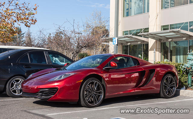 Mclaren MP4-12C spotted in Palo Alto, California