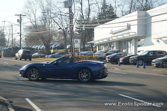 Ferrari California spotted in Greenwich, Connecticut