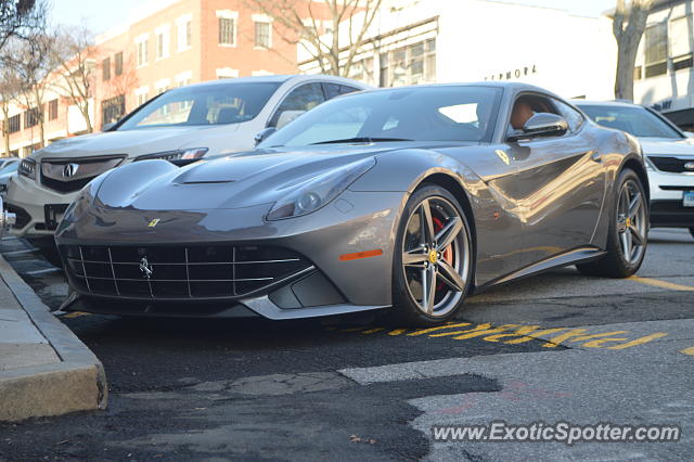 Ferrari F12 spotted in Greenwich, Connecticut