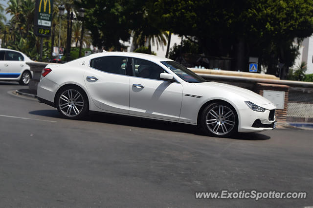 Maserati Ghibli spotted in Puerto Banus, Spain