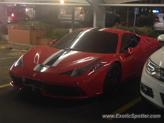 Ferrari 458 Italia spotted in Jakarta, Indonesia