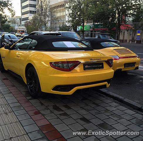 Maserati GranCabrio spotted in Tehran, Iran