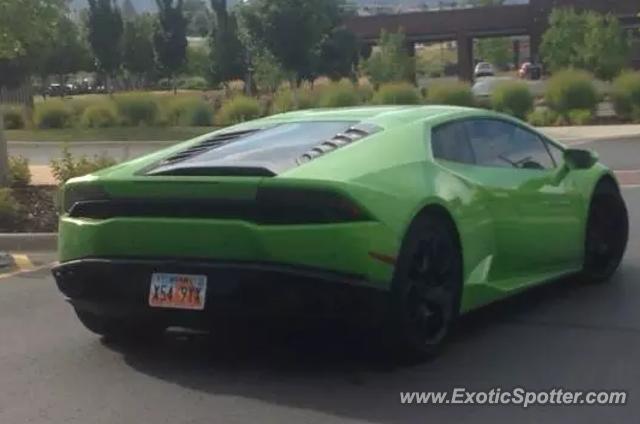 Lamborghini Huracan spotted in Sandy, Utah