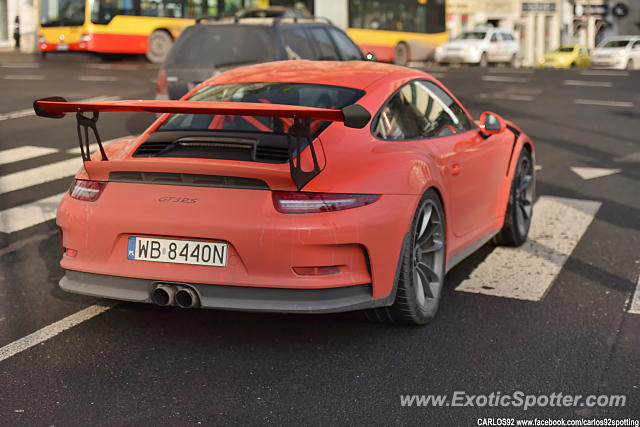 Porsche 911 GT3 spotted in Warsaw, Poland