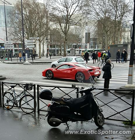 Ferrari 488 GTB spotted in Paris, France