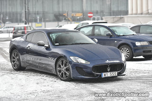 Maserati GranTurismo spotted in Warsaw, Poland