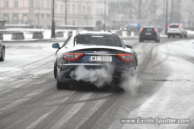 Maserati GranTurismo spotted in Warsaw, Poland