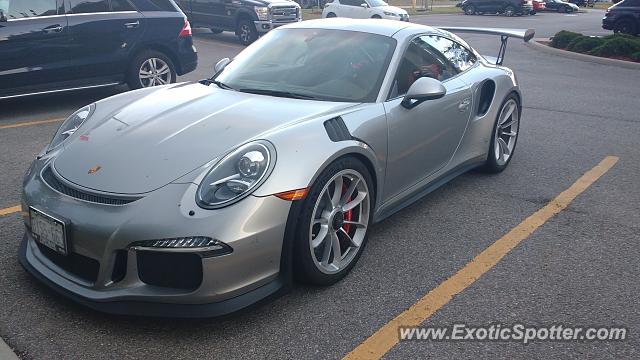 Porsche 911 GT3 spotted in Peterborough, Canada