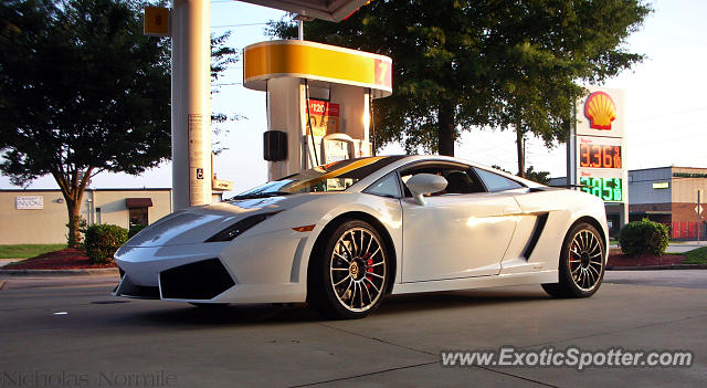 Lamborghini Gallardo spotted in Raleigh, North Carolina