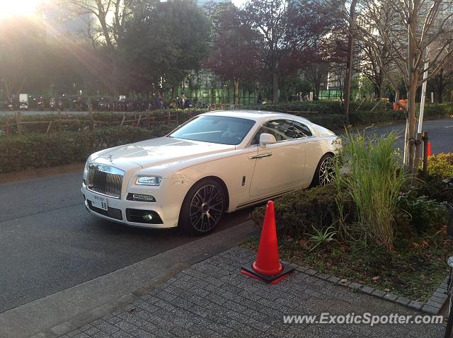 Rolls-Royce Wraith spotted in Tokyo, Japan