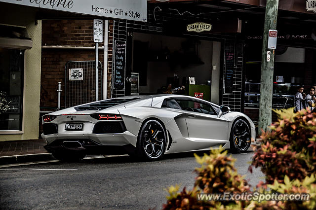 Lamborghini Aventador spotted in Sydney, Australia