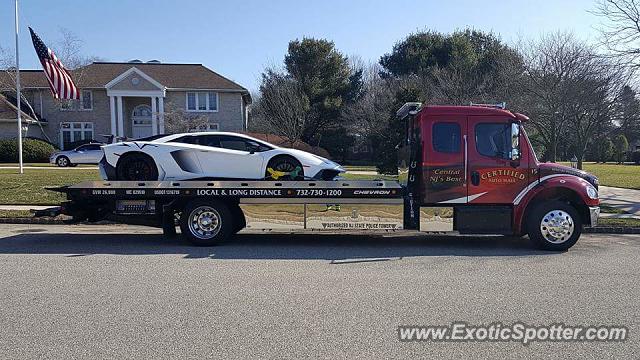 Lamborghini Aventador spotted in Allenwood, New Jersey