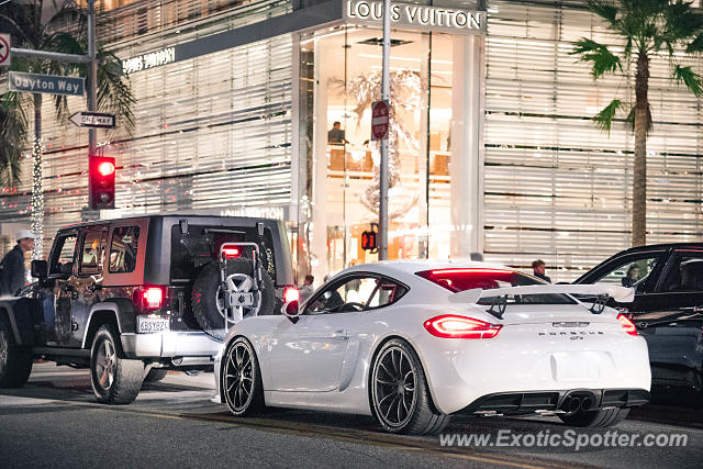 Porsche Cayman GT4 spotted in Los Angeles, California