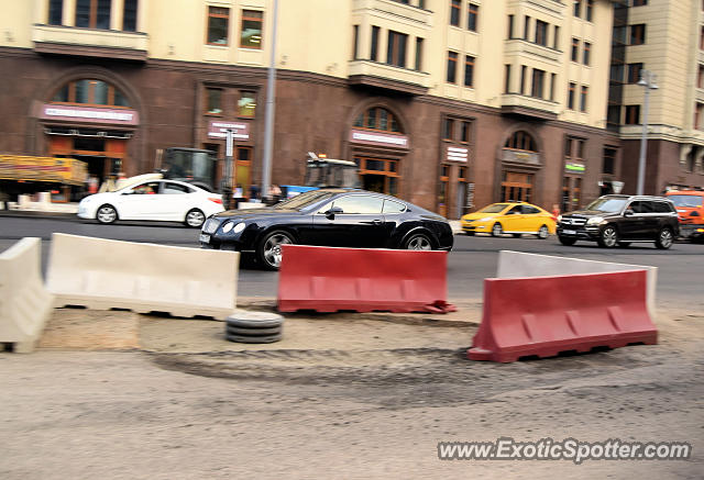 Bentley Continental spotted in Moscow, Russia