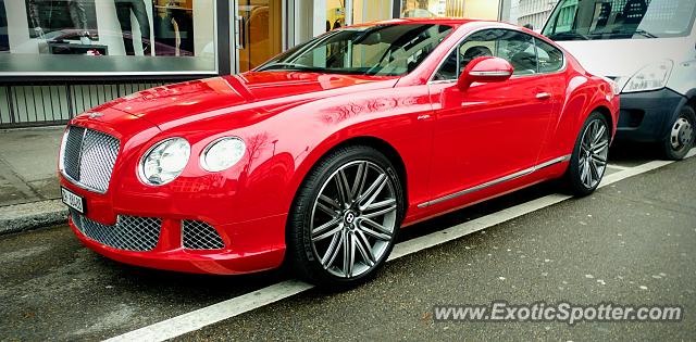 Bentley Continental spotted in Winterthur, Switzerland