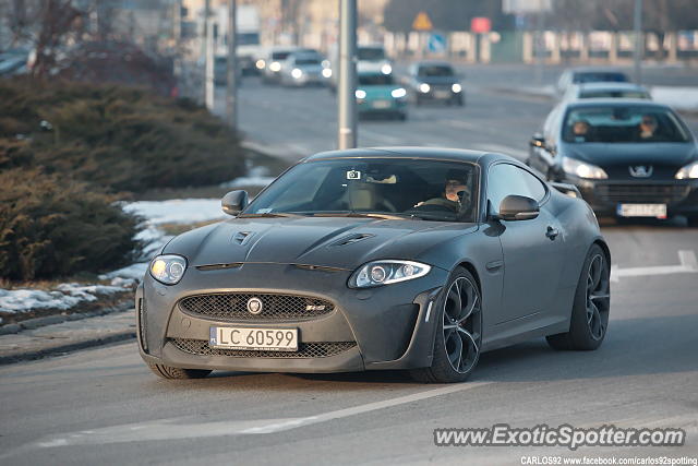 Jaguar XKR-S spotted in Warsaw, Poland