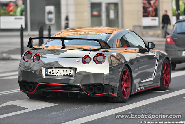 Nissan GT-R spotted in Warsaw, Poland