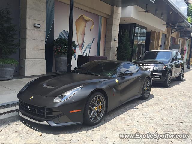 Ferrari F12 spotted in Buckhead, Georgia