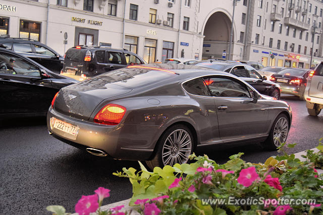 Bentley Continental spotted in Moscow, Russia