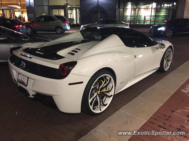 Ferrari 458 Italia spotted in Baltimore, Maryland