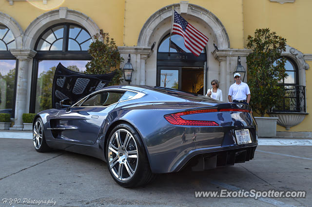 Aston Martin One-77 spotted in Dallas, Texas