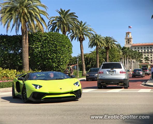 Lamborghini Aventador spotted in Palm Beach, Florida