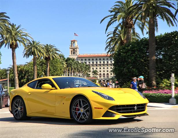 Ferrari F12 spotted in Palm Beach, Florida