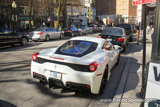 Ferrari 458 Italia spotted in Chicago, Illinois