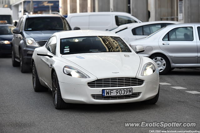 Aston Martin Rapide spotted in Warsaw, Poland