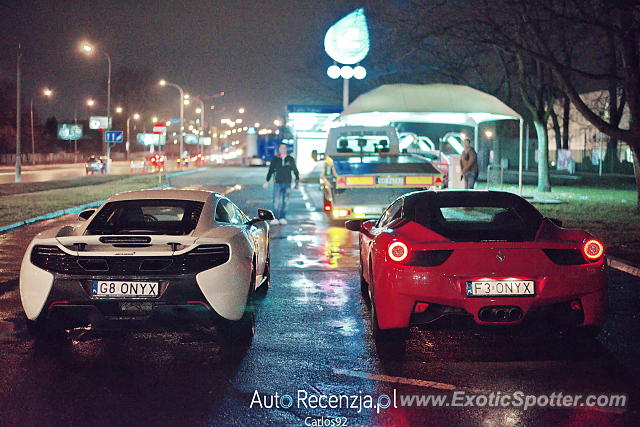 Ferrari 458 Italia spotted in Warsaw, Poland