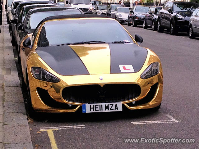 Maserati GranCabrio spotted in London, United Kingdom