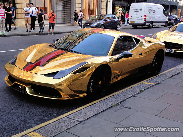 Ferrari 458 Italia spotted in London, United Kingdom