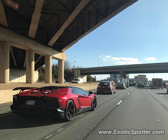 Lamborghini Aventador spotted in Tysons Corner, Virginia